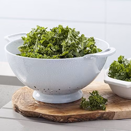 Zeal Melamine Colander in Blue, 24cm – 4