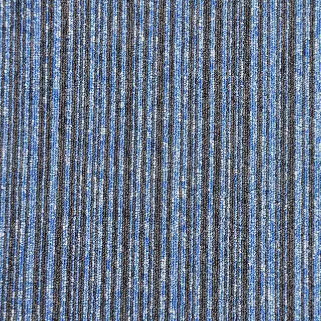 Vital Contract Carpet Tiles Mid Blue 5.5mm Loop Pile Polyamide 5m2 (20 Tiles Per Box)