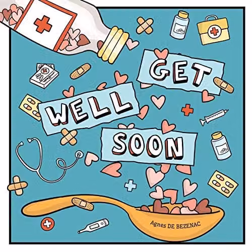 Get Well Soon Colouring Book for Children by iCharacter Limited, Multicolour – 1