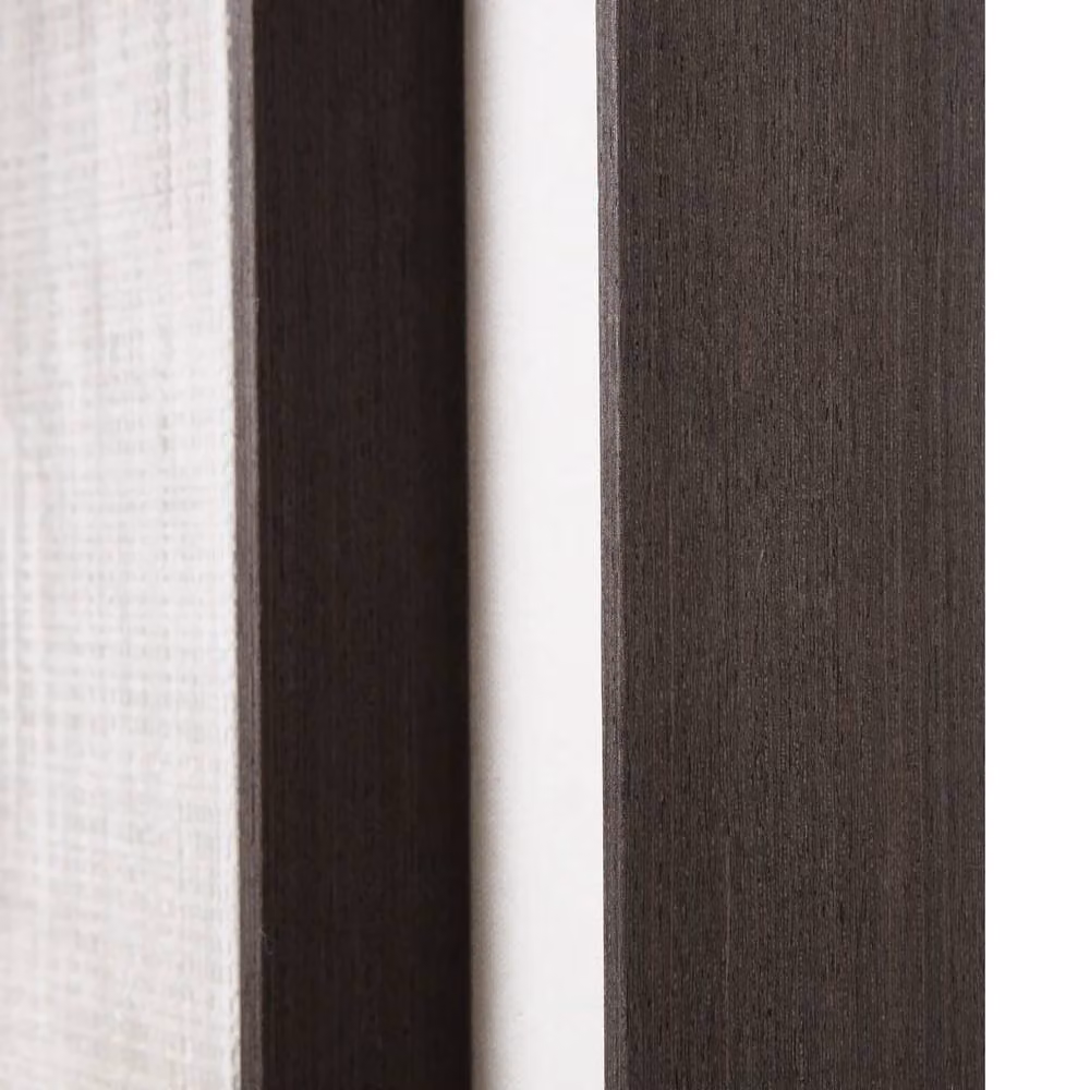 Wyld Haus Chatillon Large Framed Abstract Gradient Painting on Linen in Brown – 4