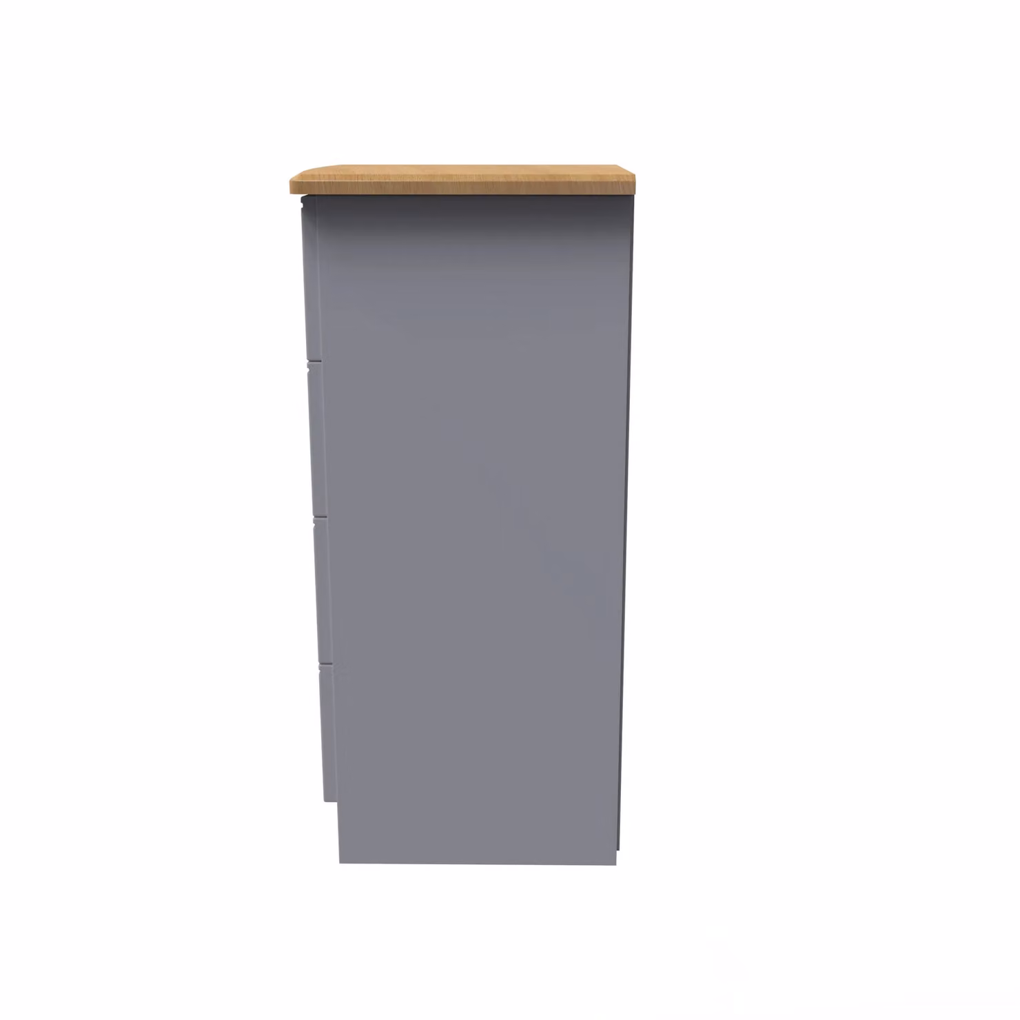 2 U Albert 4 Drawer Tall Bedside Chest in Grey – 2