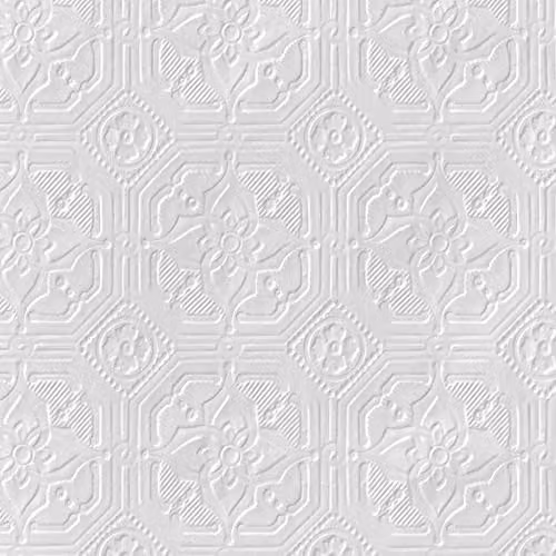 Brewster RD124 Anaglypta White Washable Vinyl Wallpaper, W: 53.34 cm, H: 1005.82 cm