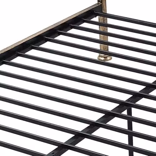 OAT Home Hampstead Victorian Metal Bed Frame, Black, W/D/H: 150 x 200 x 130 cm – 5