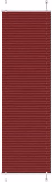 Berkfield Home Single Pleat Corded Blind in Bordeaux Red, W: 55 cm, H: 200 cm