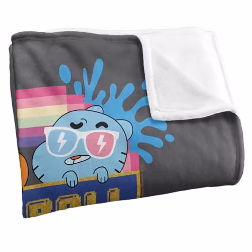 Cartoon Network Amazing World Of Gumball Sunshine Silky Touch Super Soft Fleece Throw Blanket, Multicolour, W: 91 cm, D: 147 cm – 2