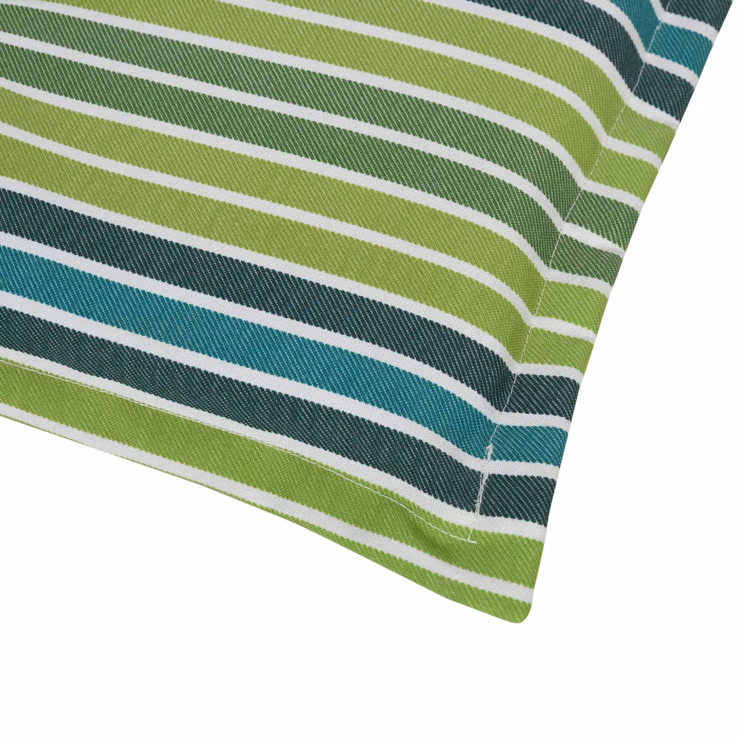 Outsunny Rattan Seating Ensemble with Green Striped Polyester Cushions, Set of 2 – 5