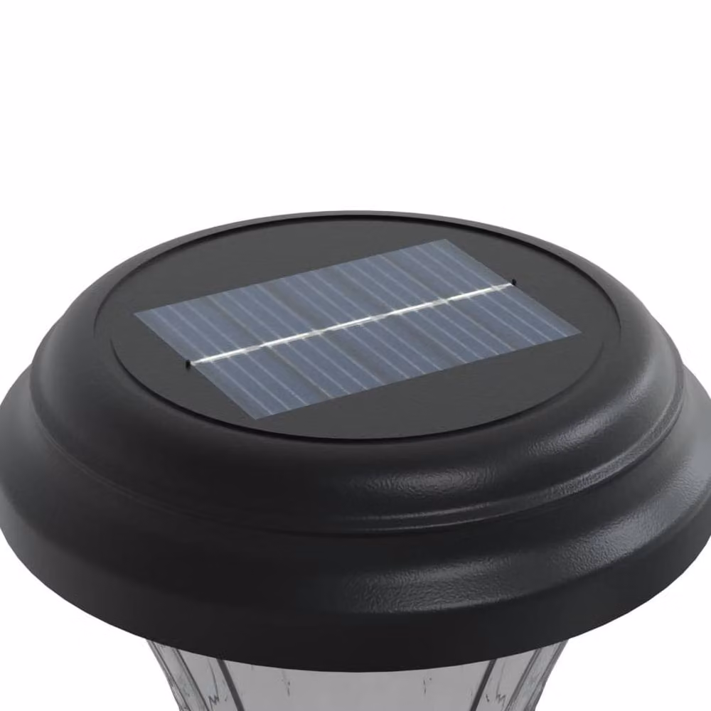 Berkfield Home Solar LED Pathway Lights with Ground Spikes, 12 Pack, Black – 4