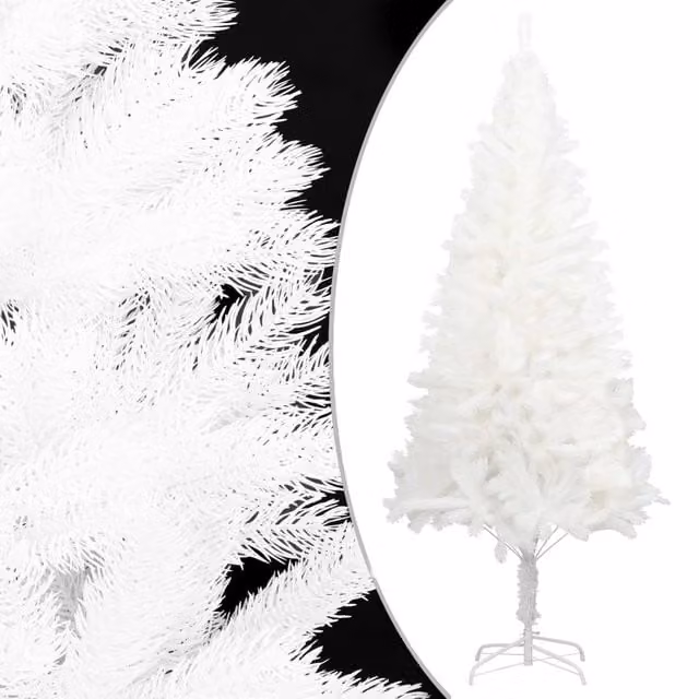 Berkfield Home Lifelike Artificial White Christmas Tree, Height: 240 cm