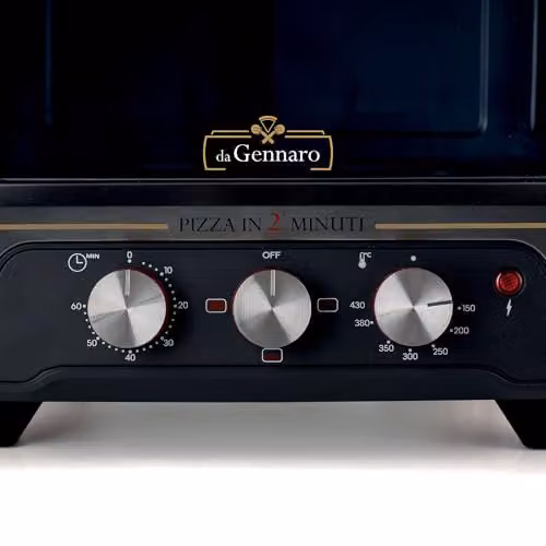 Ariete De Gennaro Electric Neapolitan Pizza Oven in Black with Top and Bottom Heat and Timer – 4