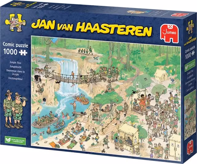 Ravensburger Jan Van Haasteren Jungle Tours 1000 Piece Jigsaw Puzzle in Multicolour