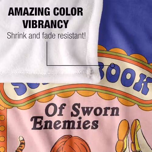 Steven Rhodes Scrapbook Of Sworn Enemies Super Soft Fleece Throw Blanket W/D: 91 x 147 cm – 4