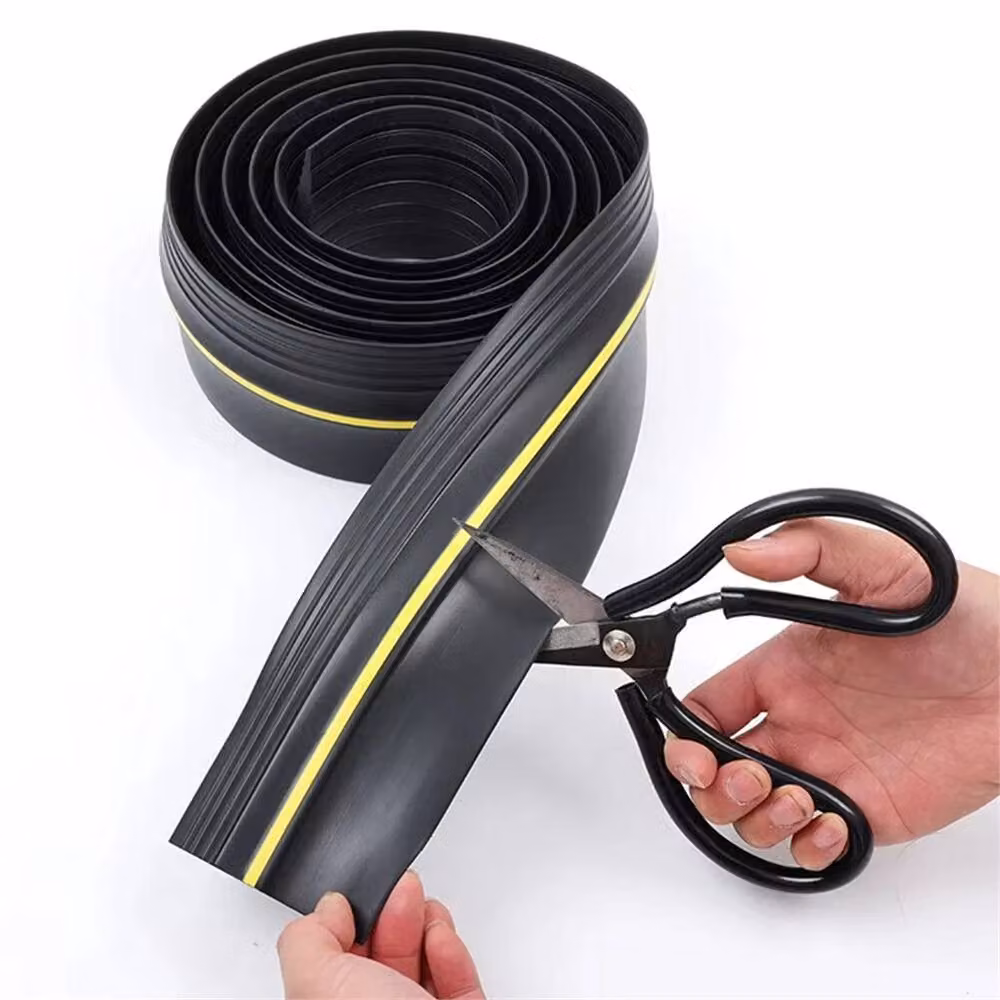 Nordara Garage Door Floor Threshold Weather Seal, Black, W: 1000 cm, D: 52 cm – 3