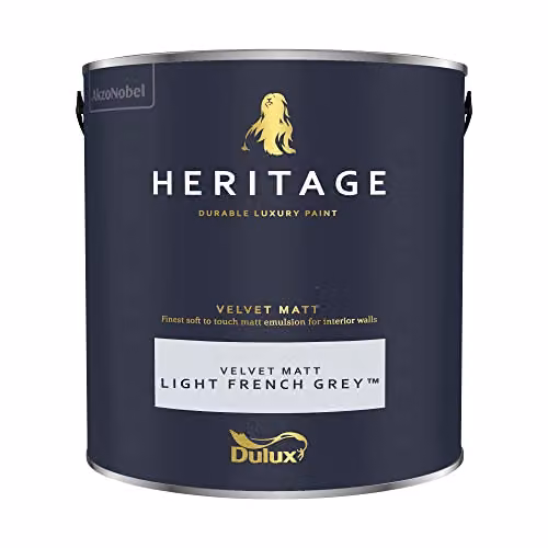 Dulux Grey Matt Water Based Emulsion 2.5 l