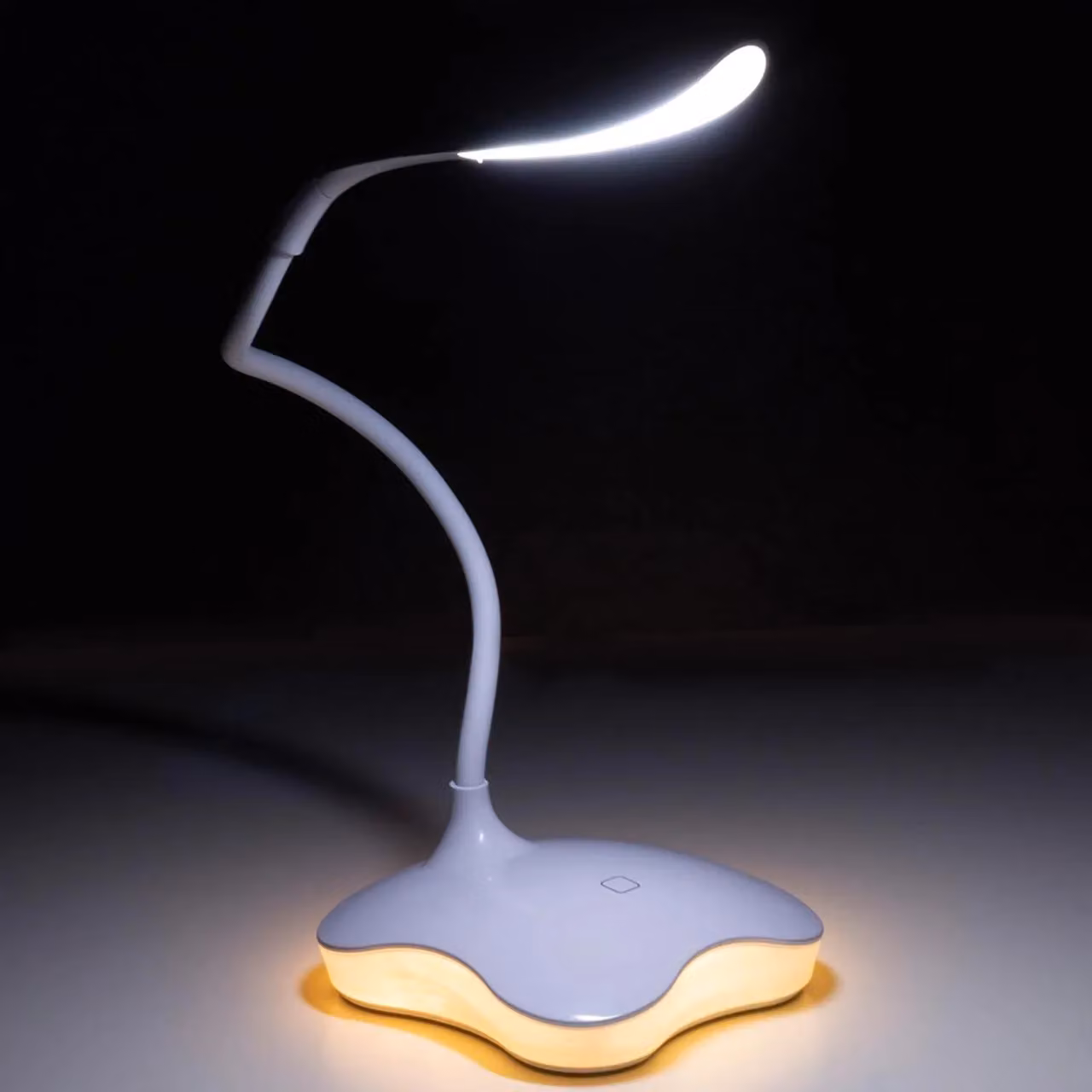 mysmartbuy LED Touch Control Desk Lamp with Nightlight in White, H40 x W10 x D10 cm – 2