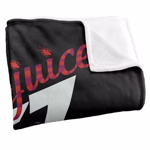 Warner Bros. Beetlejuice The Vows Super Soft Silky Touch Fleece Throw Blanket, Multicolour, W: 152.4 cm x D: 127.0 cm – 2