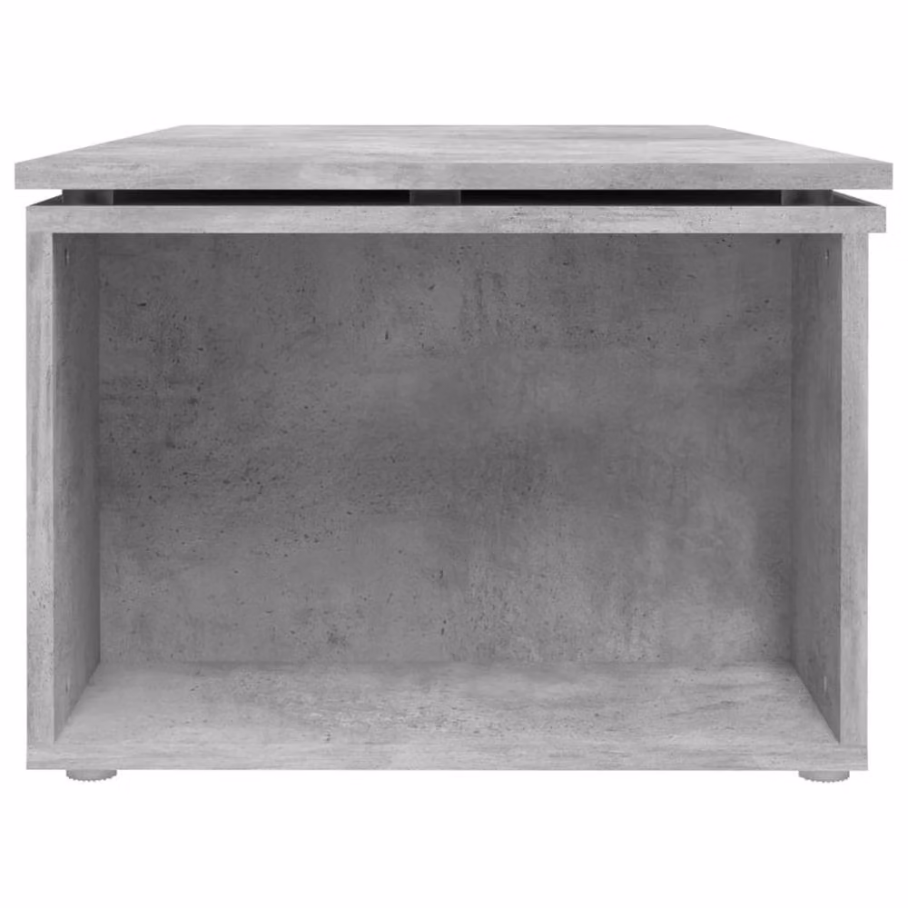 Berkfield Home Modern Rectangular Coffee Table in Concrete Grey, W/D/H: 150 x 50 x 35 cm – 3