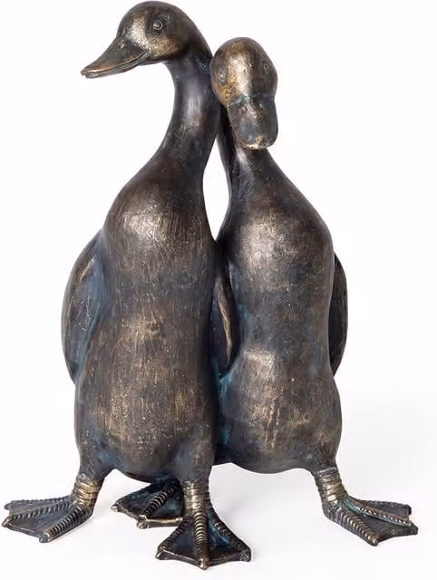 Levede Bronze Resin Duck Sculpture for Outdoor Garden and Patio Decor – 1