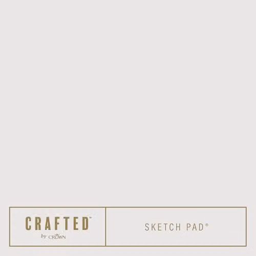 Crown Crafted Sketch Pad Matt Emulsion Paint Tester in Grey, 125ml – 3