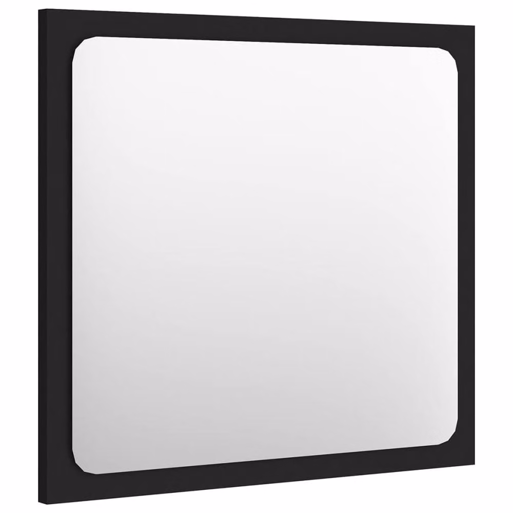 Berkfield Home Modern Black Matt Bathroom Furniture Set with Vanity Unit and Mirror Cabinet – 4