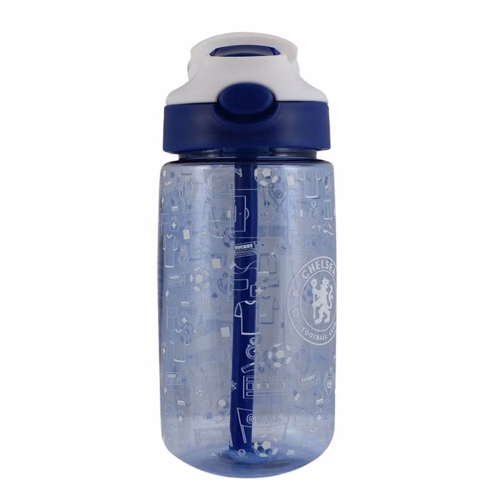 Chelsea FC Water Bottle, 480ml, Blue and White – 2