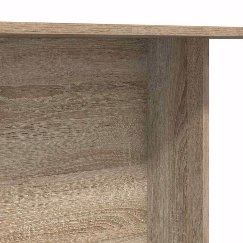 Berkfield Home Sonoma Oak Festive Dining Table in Beige, W/D/H: 110 x 60 x 75 cm – 3