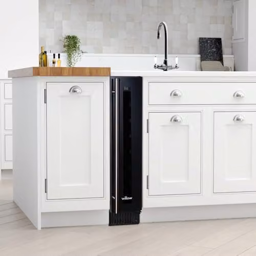 Willow W15WCB 20L Under Counter Wine Cooler in Black with Digital Touch Control and Ventilated Cooling – 2