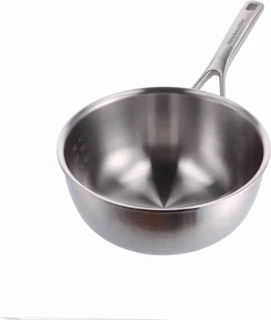 KitchenAid Stainless Steel Saute Pan in Silver, Diameter: 20 cm – 1