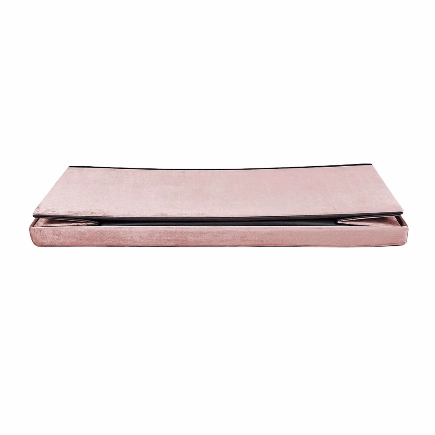 Home Source Folding Ottoman Chest Storage Trunk in Light Pink, Size XL – 2
