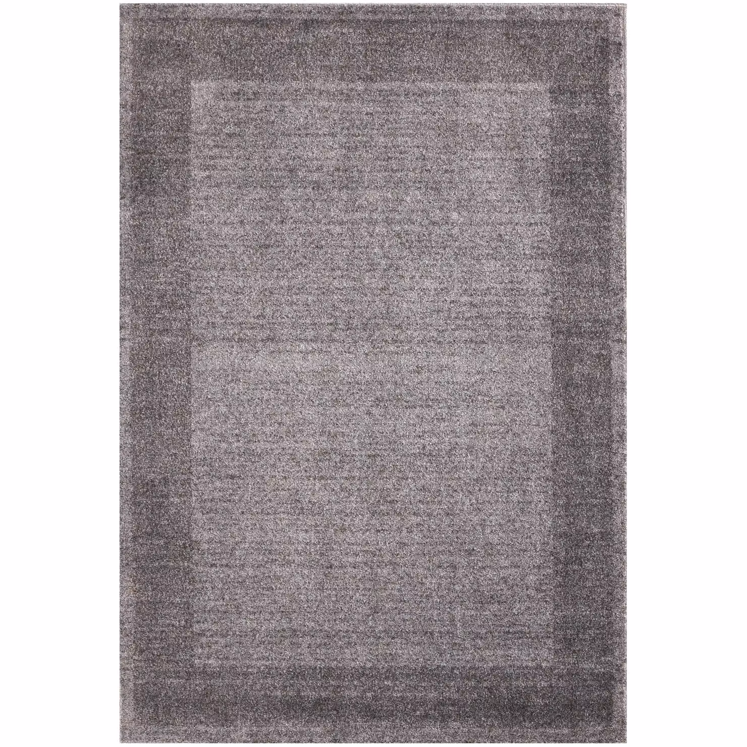 THE RUGS Efes Collection Modern Bordered Living Room Rug in Grey, W: 200 cm, D: 290 cm – 2