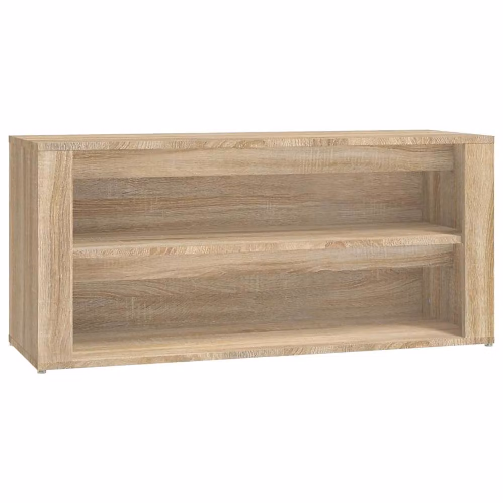 Berkfield Home Sonoma Oak Shoe Rack in Light Brown, W/D/H: 100 x 35 x 45 cm – 2