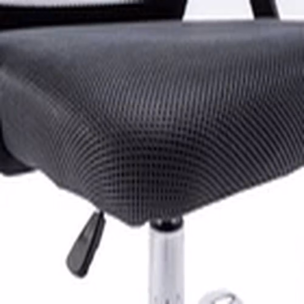 EONLION Ergonomic Mesh Back Office Chair in Grey with Flip-up Armrests – 4