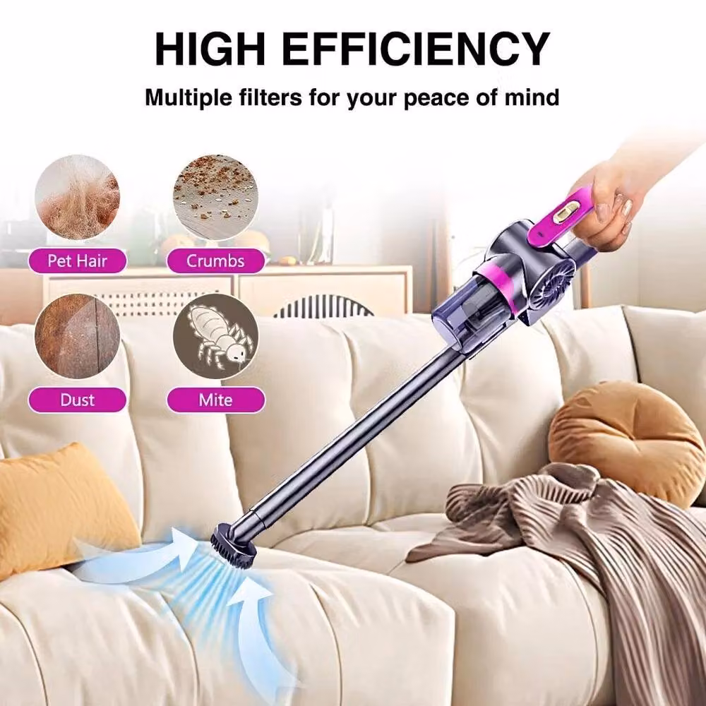 SPETLEK 4 in 1 Bagless Stick Handheld Vacuum Cleaner in Purple – 2