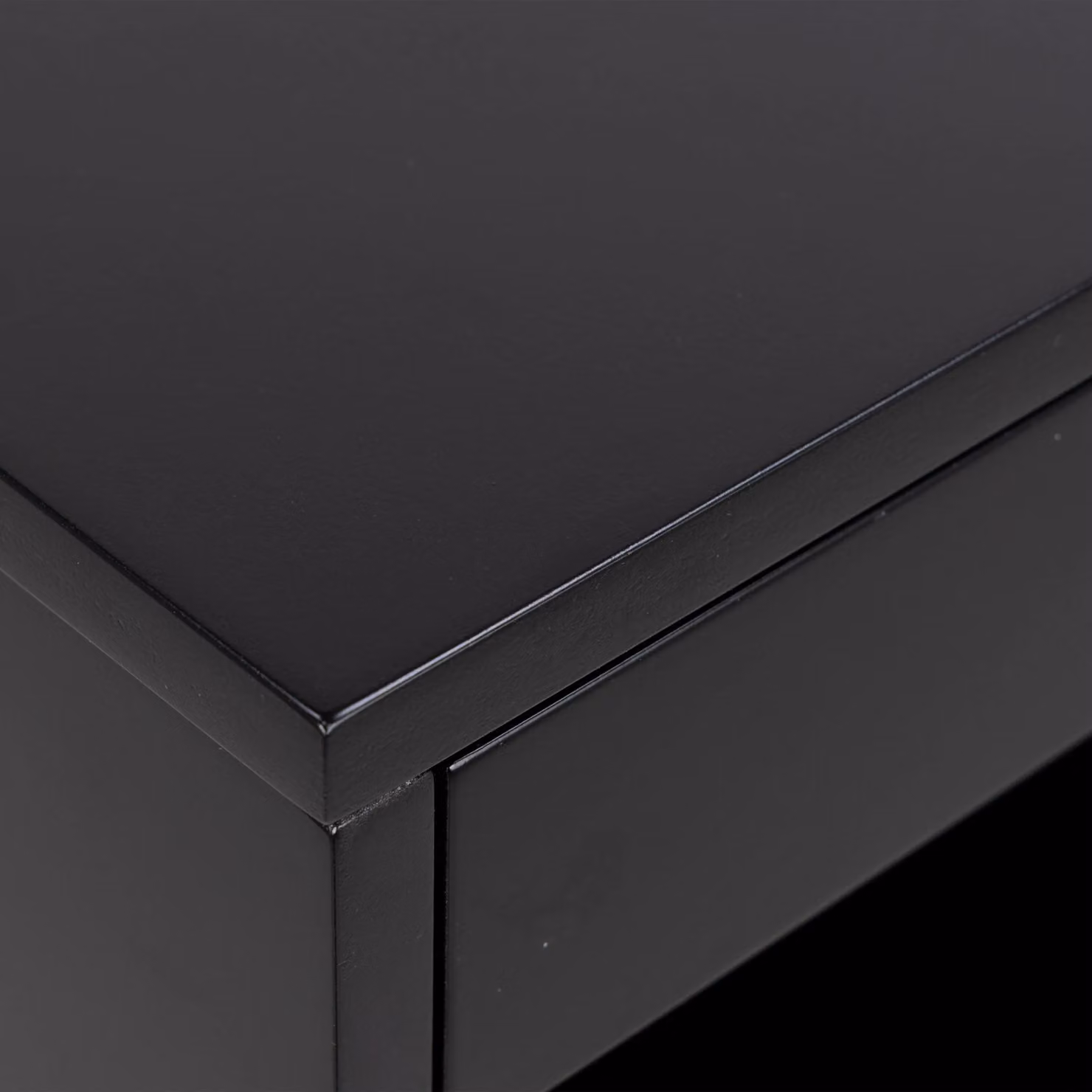 Furniture To Go Cholet Modern Wall Mounted Bedside Table with 1 Drawer in Black – 4