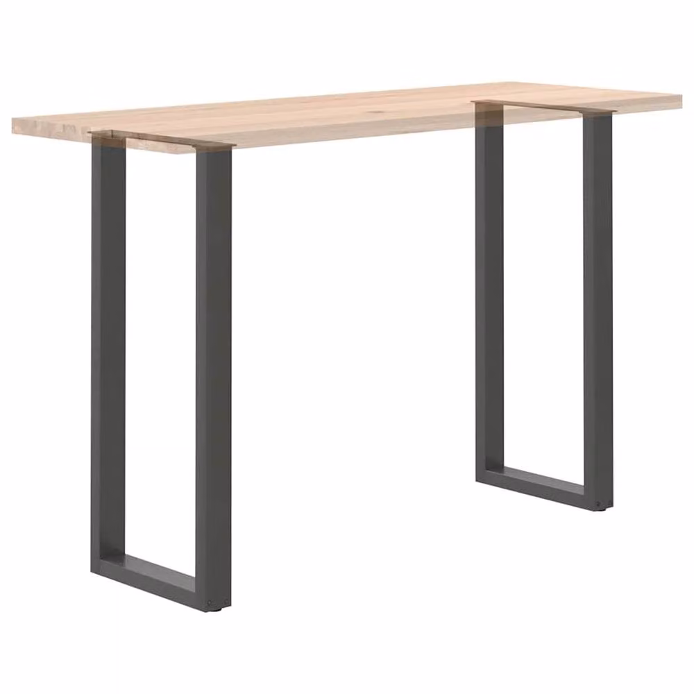 Berkfield Home U-Shaped Coffee Table Legs, 2 Pieces, Anthracite Grey Steel, H: 50 cm, W: 110-111 cm – 3
