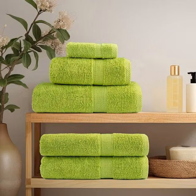 Berkfield Home SOLUND Premium Soap Towels, Apple Green, 10 pcs, W/D/H: 30 x 30 x 30 cm, 600 gsm – 1