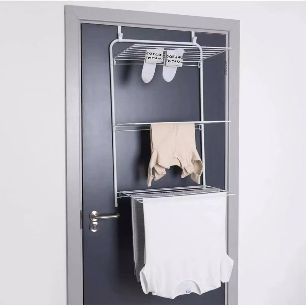 PAWNORA 3 Tier Clothes Airer in White – 2