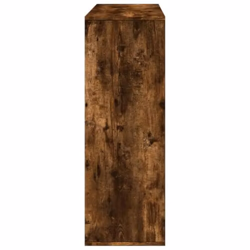 vidaXL Book Cabinet and Room Divider in Smoked Oak, W/D/H: 100 x 33 x 94.5 cm – 6