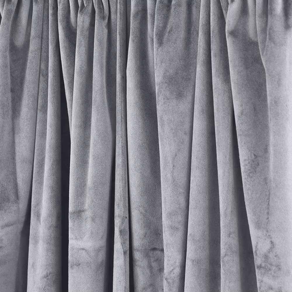 New Edge Blinds Verbena Jacquard Pencil Pleat Curtains in Silver, Width: 116 cm, Drop: 137 cm – 5