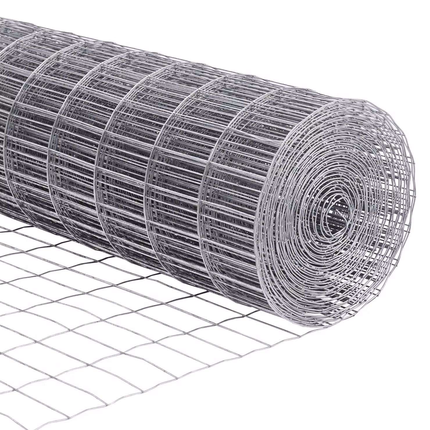 Berkfield Home Euro Fence Galvanised Steel in Silver, W: 60 cm, L: 25 m – 4
