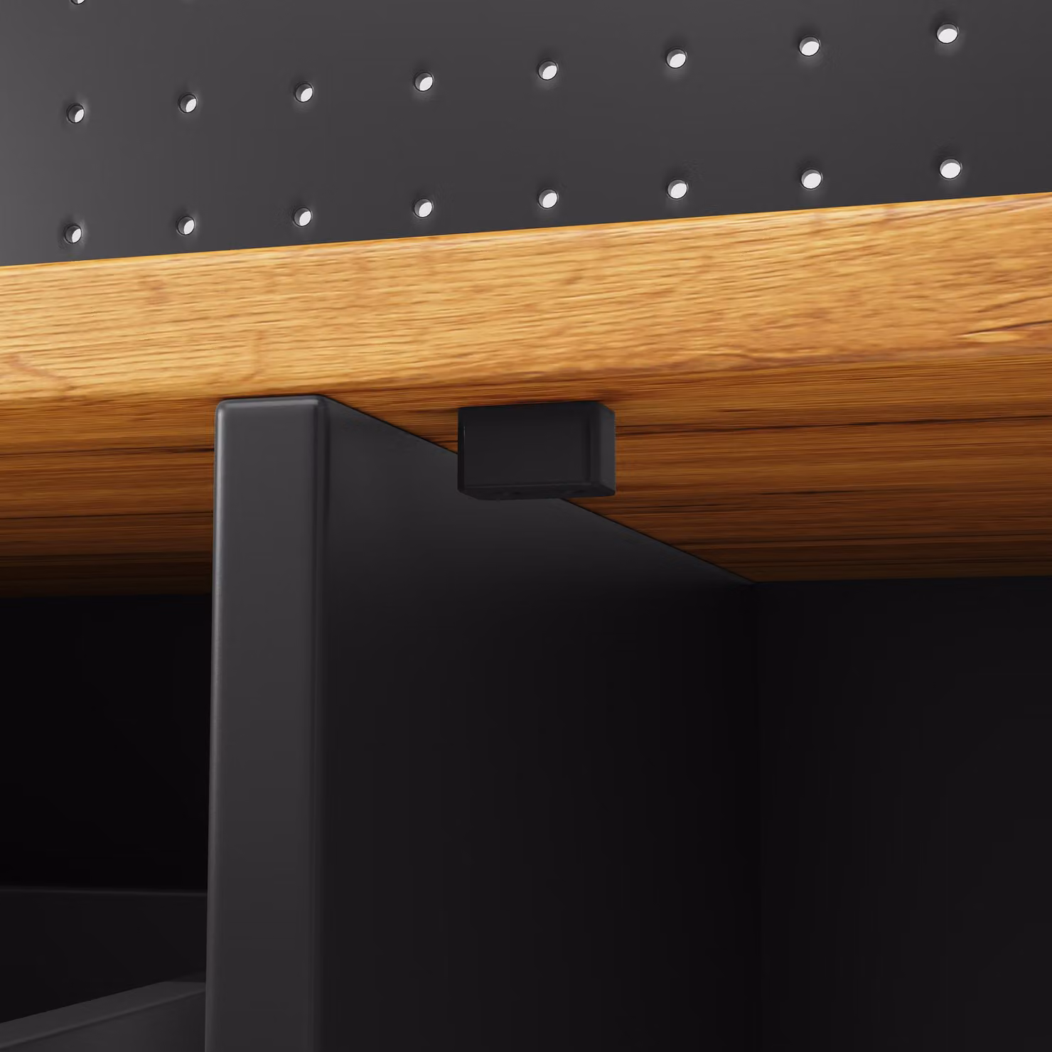 Aosom UK Modern Black Highboard with App-Controlled LED Lighting and Sliding Glass Doors, W/D/H: 39 x 39 x 171 cm – 6