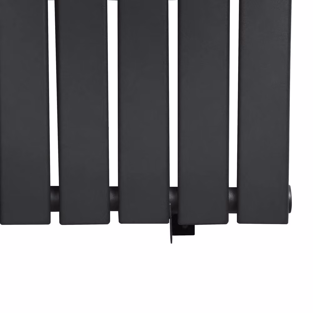 Monstershop Flat Single Column Steel Radiator in Anthracite Grey, H: 91.0 cm, W: 60.0 cm – 7