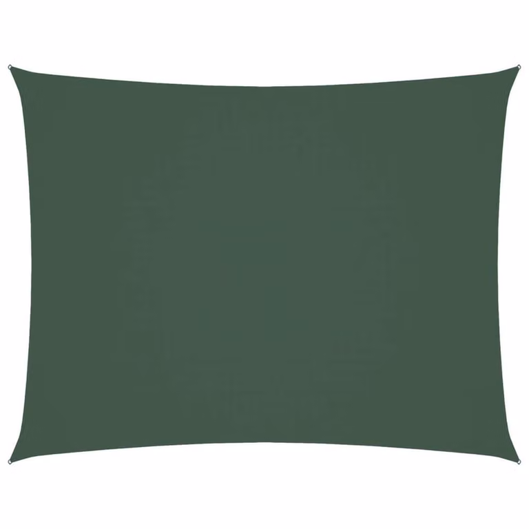 Berkfield Home Rectangular Oxford Fabric Sunshade Sail in Dark Green