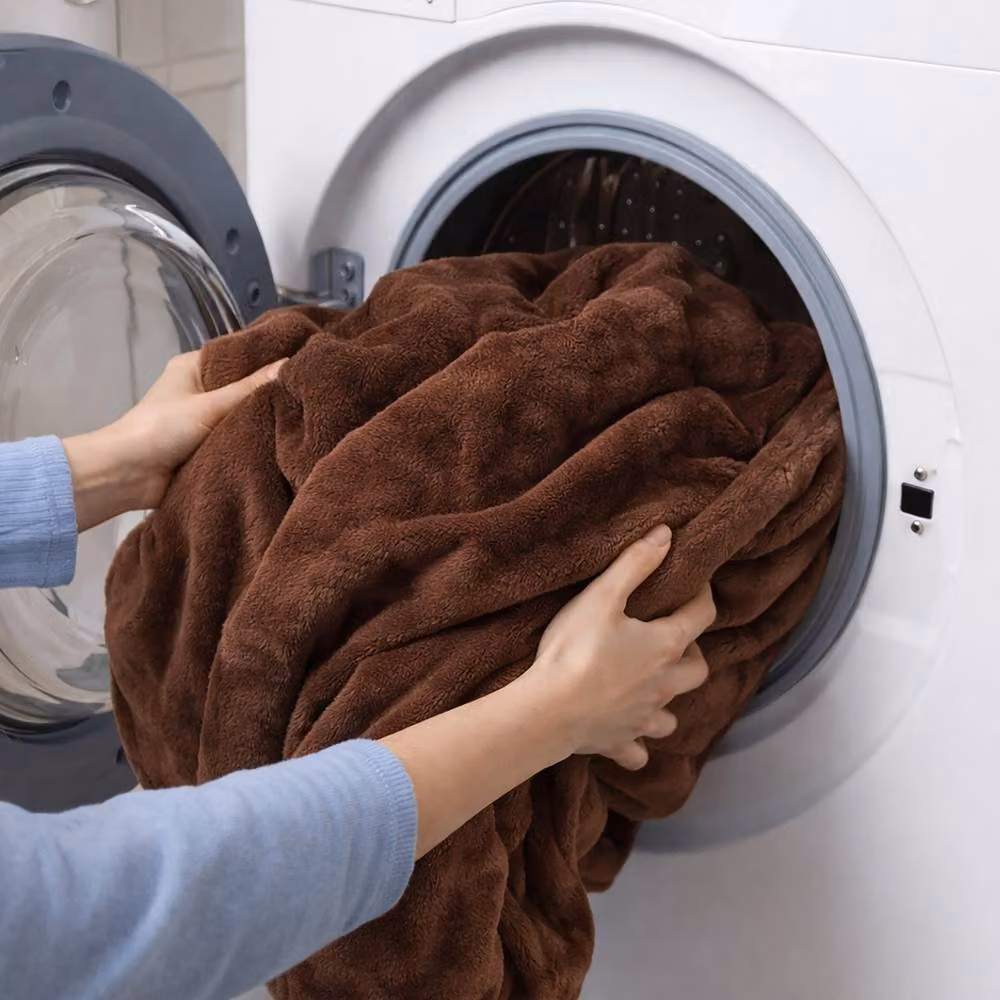 Marco Paul Brown Electric Fleece Throw Blanket with 10 Heat Settings and Auto Shut Off – 5