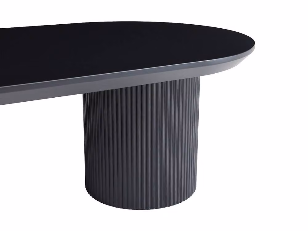 Vente-unique LORIMILA Modern Black MDF Coffee Table, W/D/H: 60 x 60 x 40 cm – 3
