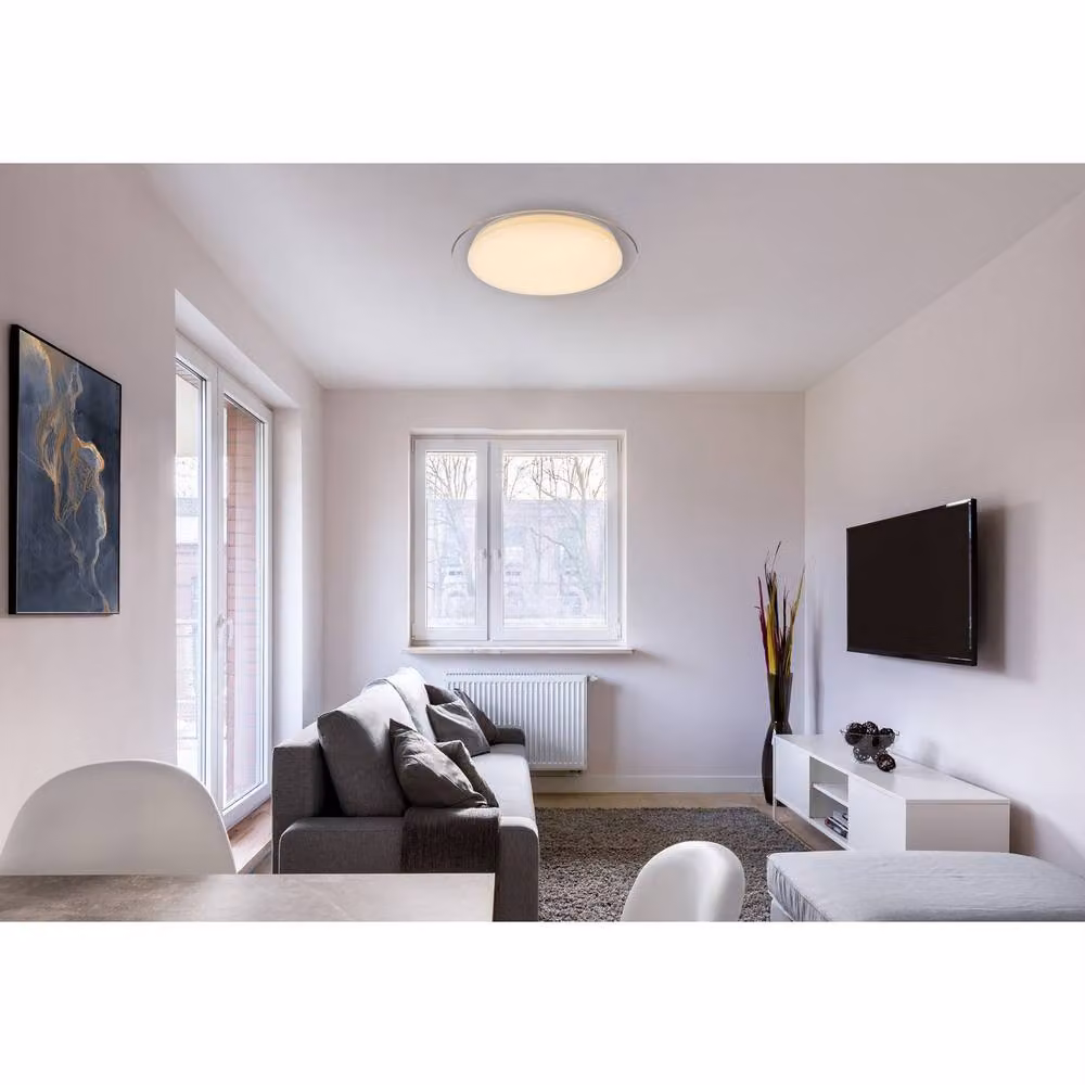 Globo Optima LED Ceiling Light White Dimmable with Remote Control and Timer – 2