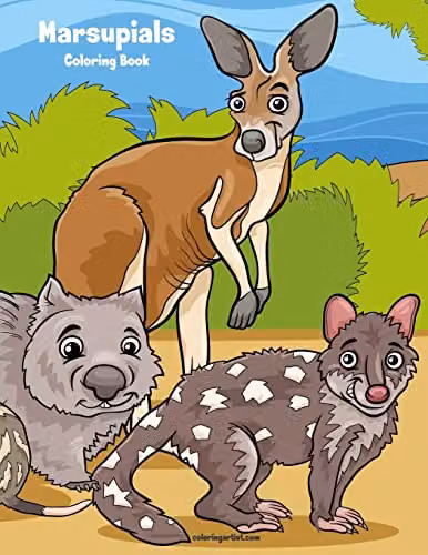 Marsupials Coloring Book 1: Volume 1 by Createspace, Multicolour