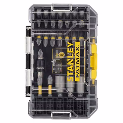 Stanley FatMax 32 Piece Impact Torsion Screwdriver Bit Set with ToughCase and Shaker Box – 2
