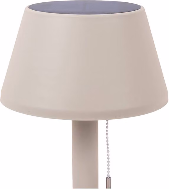 PRESENT TIME Leitmotiv Esfera Solar Table Lamp in Warm Grey