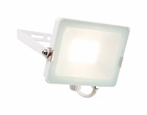 Netlighting Salde 30W LED Outdoor Wall Floodlight, Matt White, IP65, 2400lm, 4000K Cool White