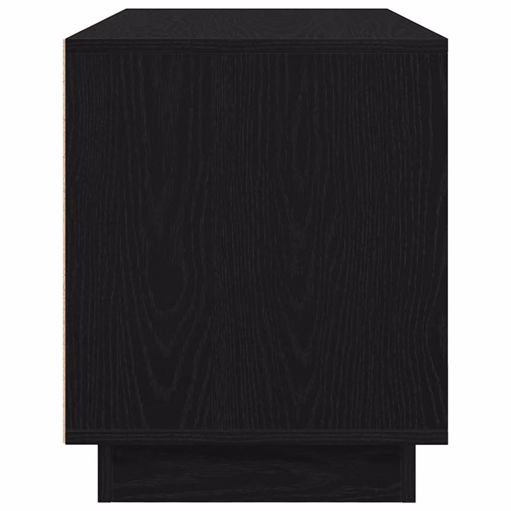 Berkfield Home Modern TV Cabinet with LED Lights in Black Oak, W/D/H: 100 x 41 x 50 cm – 5